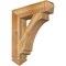 Ekena Millwork Imperial Arts & Crafts Rough Sawn Bracket, Western Red Cedar, 6"W x 28"D x 32"H BKT06X28X32IMP03RWR - alternate 1
